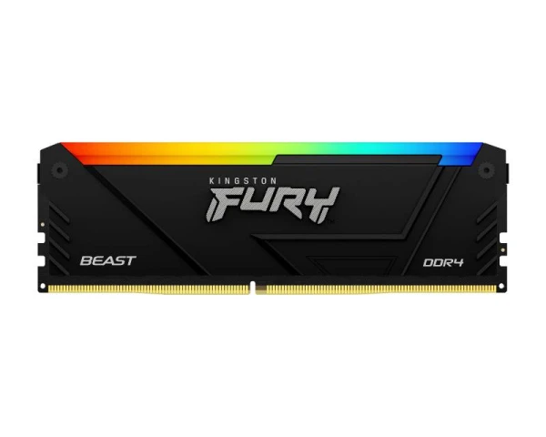 KINGSTON DIMM DDR4 16GB 3200MTs KF432C16BB12A16 FURY Beast RGB Black 