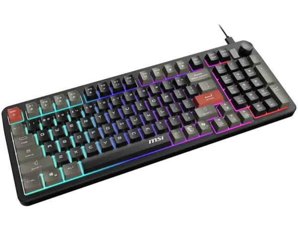 MSI FORGE GK110 US RGB crna tastatura 
