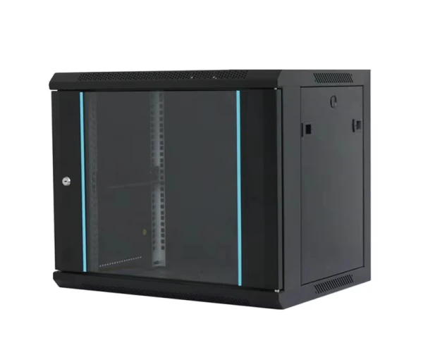 MAXPRO LINE Rack orman nazidni, 9U, 600x600, staklena vrata 