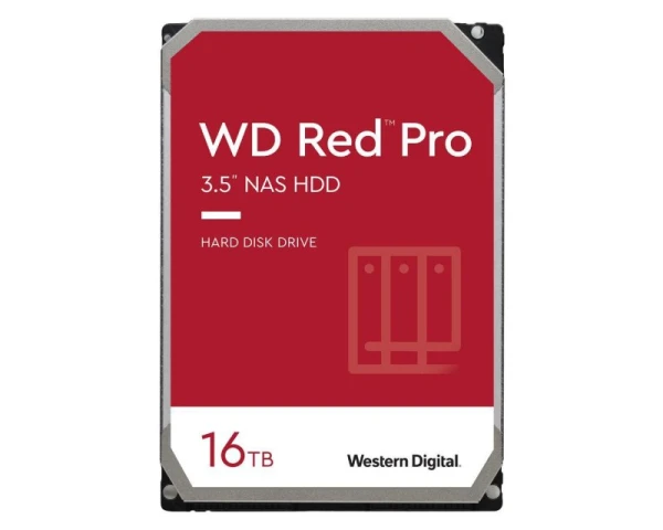 WD 16TB 3.5 inča SATA III 512MB 7.200rpm WD161KFGX Red Pro hard disk