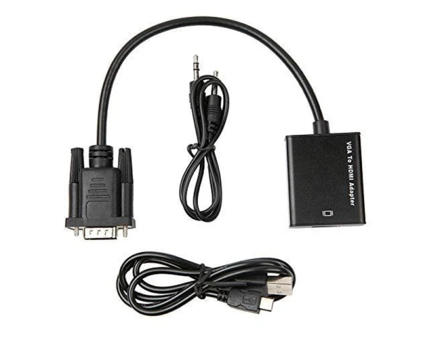 FAST ASIA Adapter VGA na HDMI (mž) + Audio kabl (mm) + Micro USB kabl (mm) 