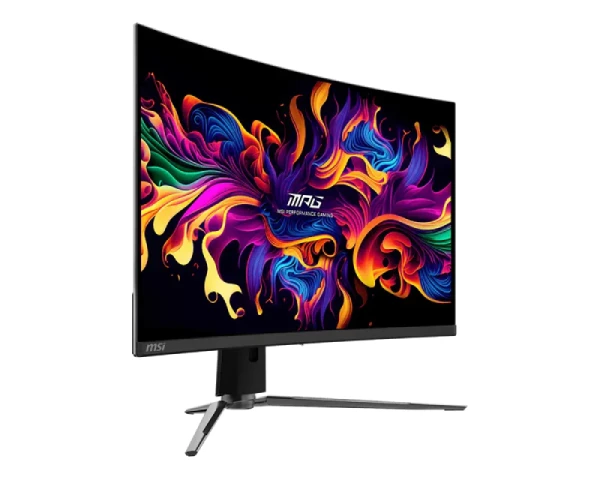 MSI 32 inča MPG 321CURX QD-OLED, 4K UHD 3840x2160 QD OLED 240 Hz G-Sync zakrivljeni gaming monitor 