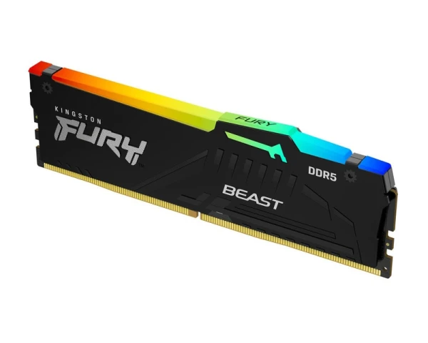KINGSTON DIMM DDR5 16GB 6400MTs KF564C32BBEA-16 FURY Beast Black RGB EXPO 