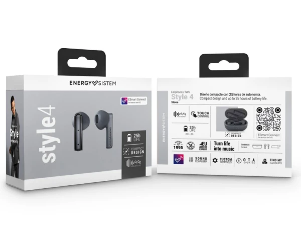 ENERGY SISTEM Style 4 Stone True Wireless slušalice crne (M45350) 