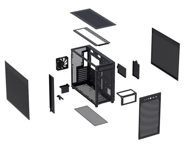 ASUS PRIME AP303 MESH BLACK micro-ATX kućište crno 