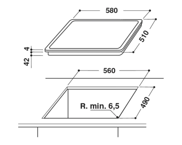 WHIRLPOOL AKT 8190 BA ugradna ploča 