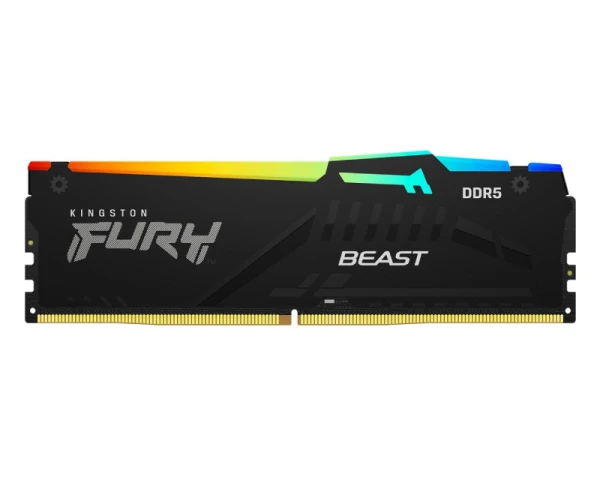 KINGSTON DIMM DDR5 32GB 5600MTs KF556C40BB2A-32 FURY Beast RGB Black 