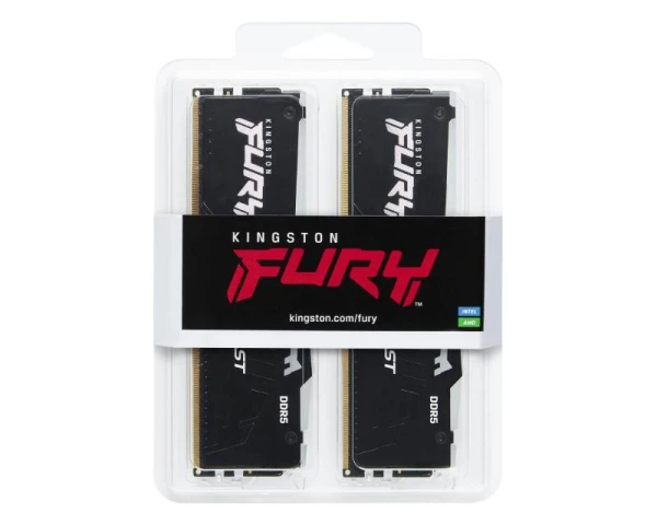 KINGSTON DIMM DDR5 64GB (2x32GB kit) 5600MTs KF556C36BBEAK2-64 Fury Beast RGB EXPO 