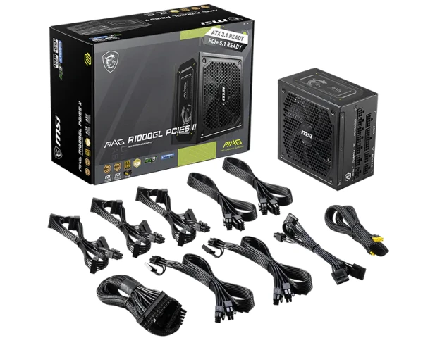 MSI MAG A1000GL PCIE5 II 1000W napajanje 7Y 