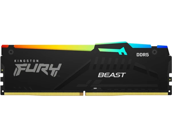 KINGSTON DIMM DDR5 64GB (2x32GB kit) 6000MTs KF560C36BBE2AK2-64 FURY Beast RGB EXPO 