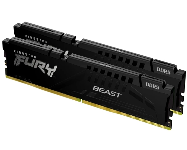 KINGSTON DIMM DDR5 64GB (2x32GB kit) 5600MTs KF556C36BBE2K2-64 FURY Beast Black EXPO 