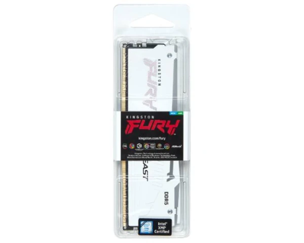 KINGSTON DIMM DDR5 32GB 5600MTs KF556C36BWEA-32 Fury Beast RGB White Expo 