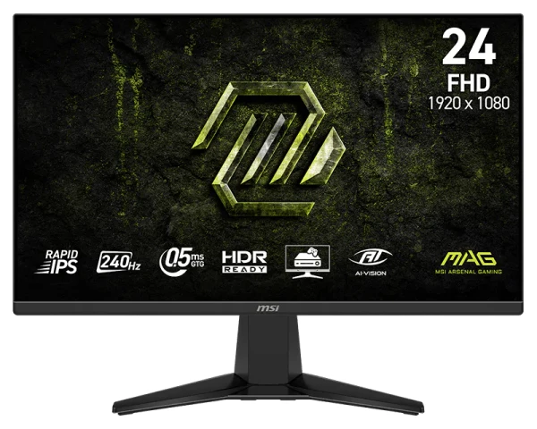 MSI 24 inča MAG 245F X24 FHD 1920x1080 Rapid IPS 240 Hz gaming monitor 